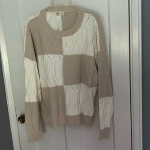 “Ivory Mocha” Altar’d State Sweater